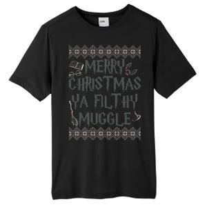 Merry Christmas Ya Filthy Muggle Tall Fusion ChromaSoft Performance T-Shirt