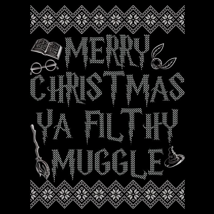 Merry Christmas Ya Filthy Muggle Flat Bill Trucker Hat