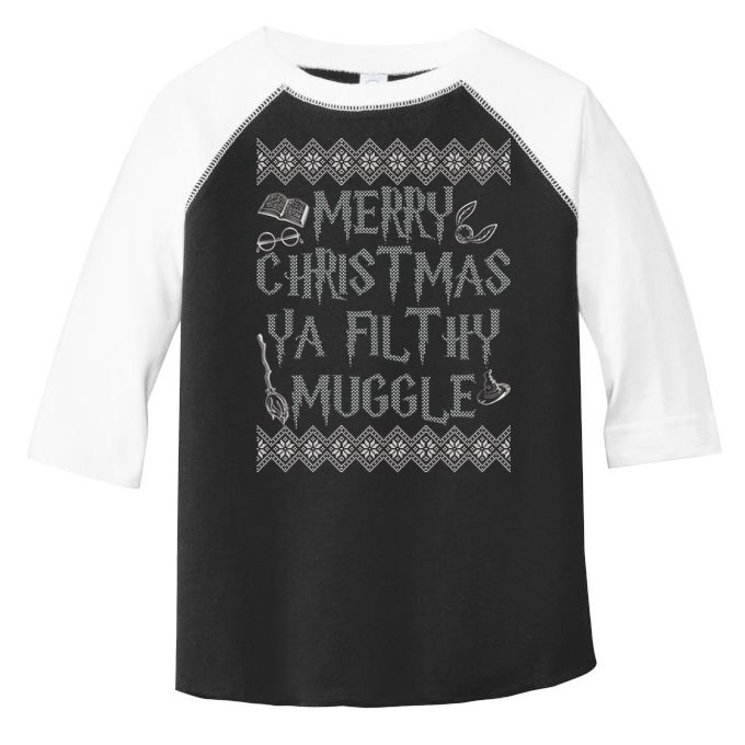 Merry Christmas Ya Filthy Muggle Toddler Fine Jersey T-Shirt