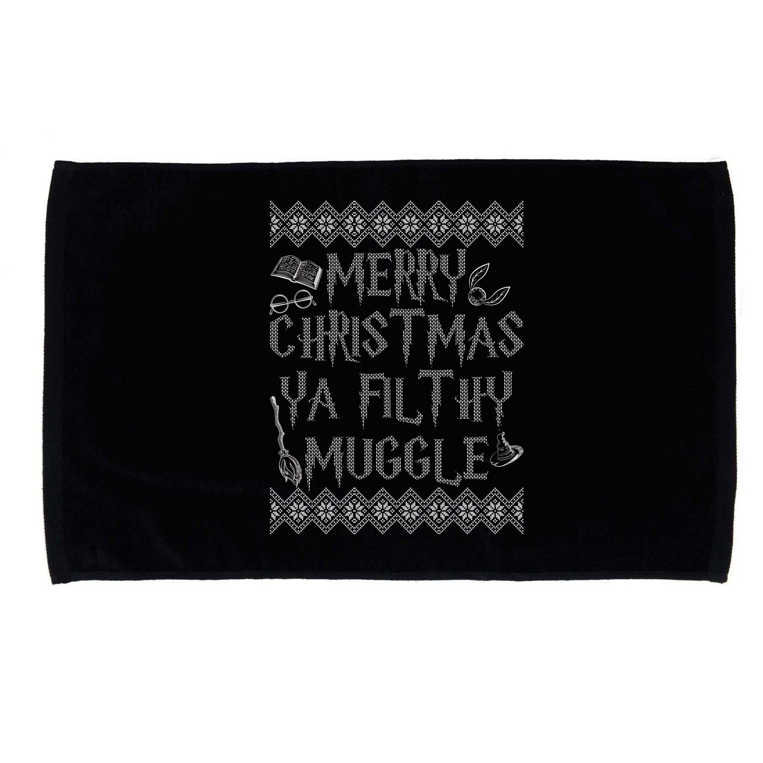 Merry Christmas Ya Filthy Muggle Microfiber Hand Towel