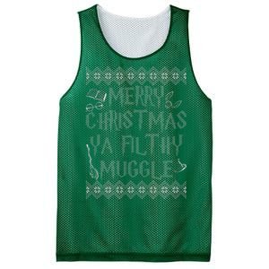 Merry Christmas Ya Filthy Muggle Mesh Reversible Basketball Jersey Tank