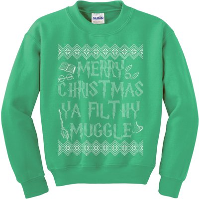 Merry Christmas Ya Filthy Muggle Kids Sweatshirt