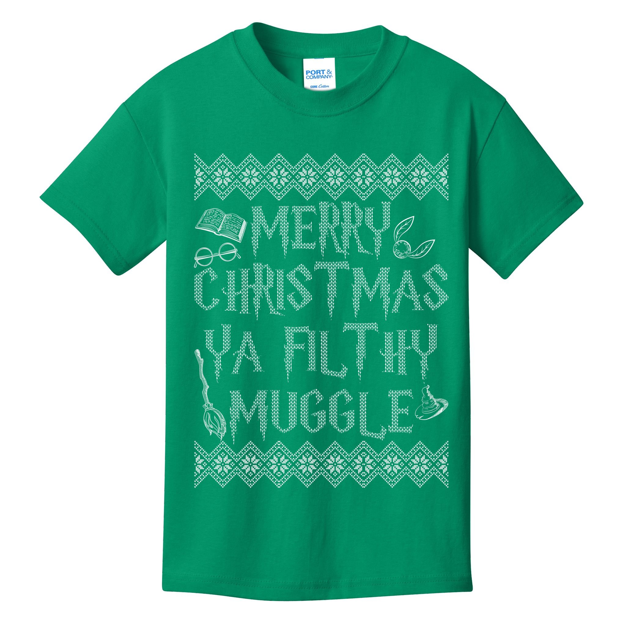 Merry Christmas Ya Filthy Muggle Kids T-Shirt