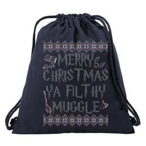 Merry Christmas Ya Filthy Muggle Drawstring Bag