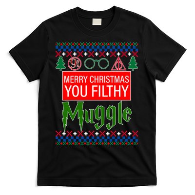 Merry Christmas Ya Filthy Muggle Ugly Sweater T-Shirt