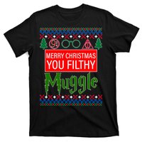 Merry Christmas Ya Filthy Muggle Ugly Sweater T-Shirt