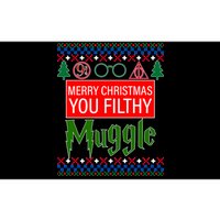 Merry Christmas Ya Filthy Muggle Ugly Sweater Bumper Sticker