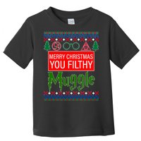 Merry Christmas Ya Filthy Muggle Ugly Sweater Toddler T-Shirt