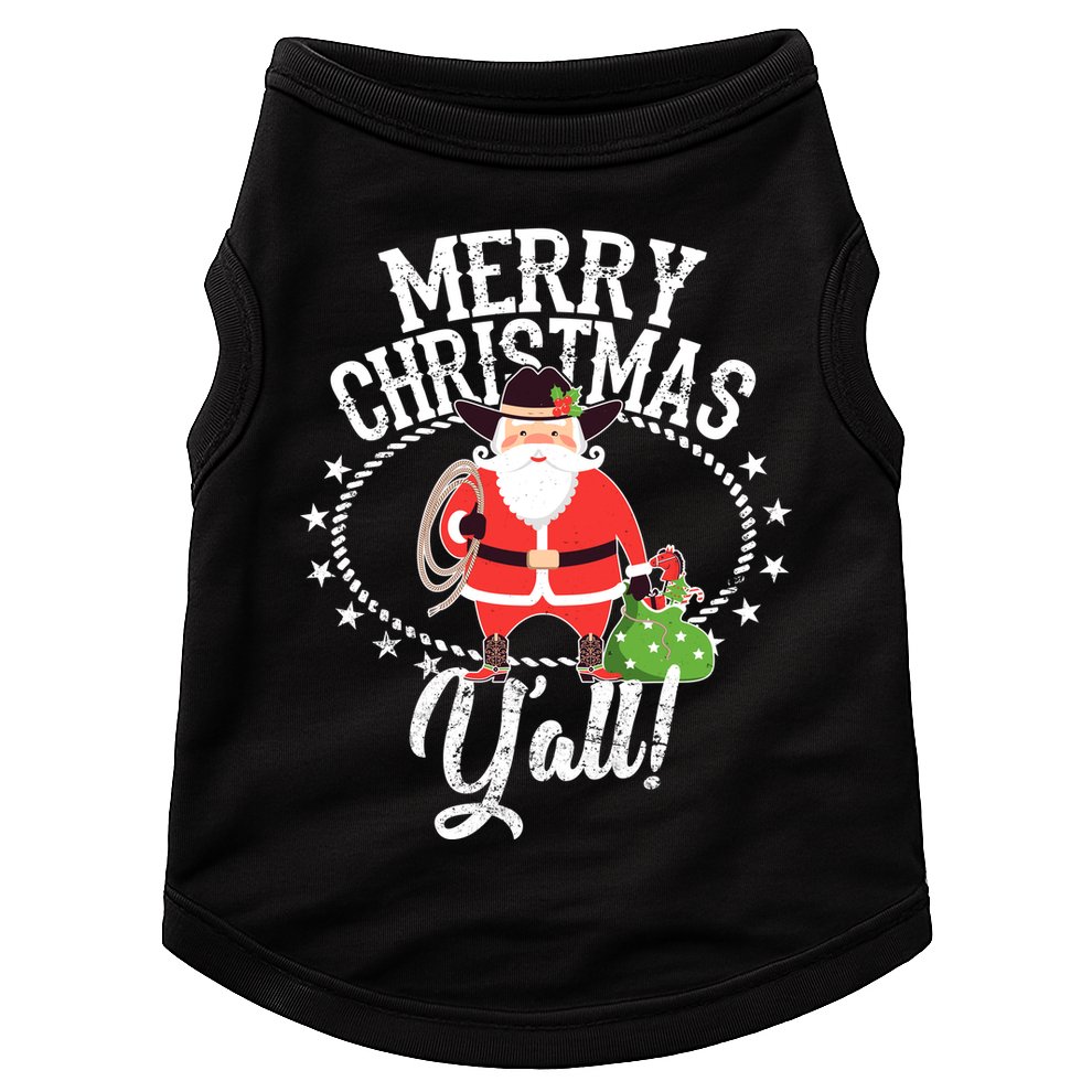 Merry Christmas Y'all! Doggie Tank