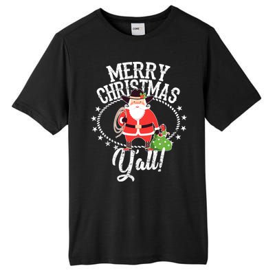 Merry Christmas Y'all! Tall Fusion ChromaSoft Performance T-Shirt