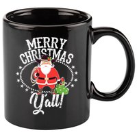 Merry Christmas Y'all! 11oz C Handle Ceramic Mug