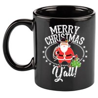 Merry Christmas Y'all! 11oz C Handle Ceramic Mug