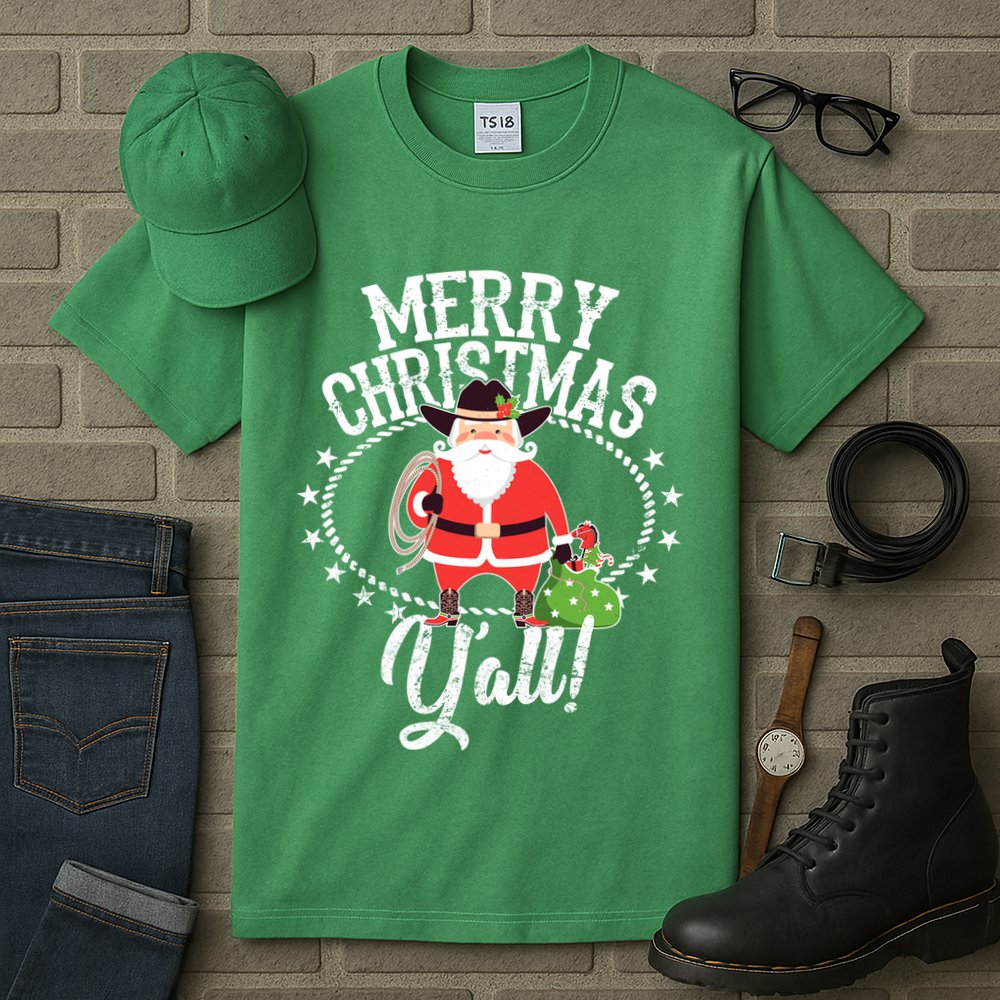 Merry Christmas Y'all! Tall T-Shirt