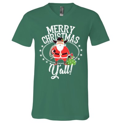 Merry Christmas Y'all! V-Neck T-Shirt