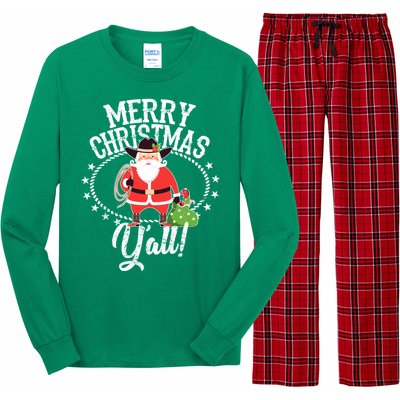 Merry Christmas Y'all! Long Sleeve Pajama Set