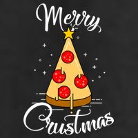 Merry Chrustmas Funny Christmas Pizza Cool Comfort Performance Bucket Hat