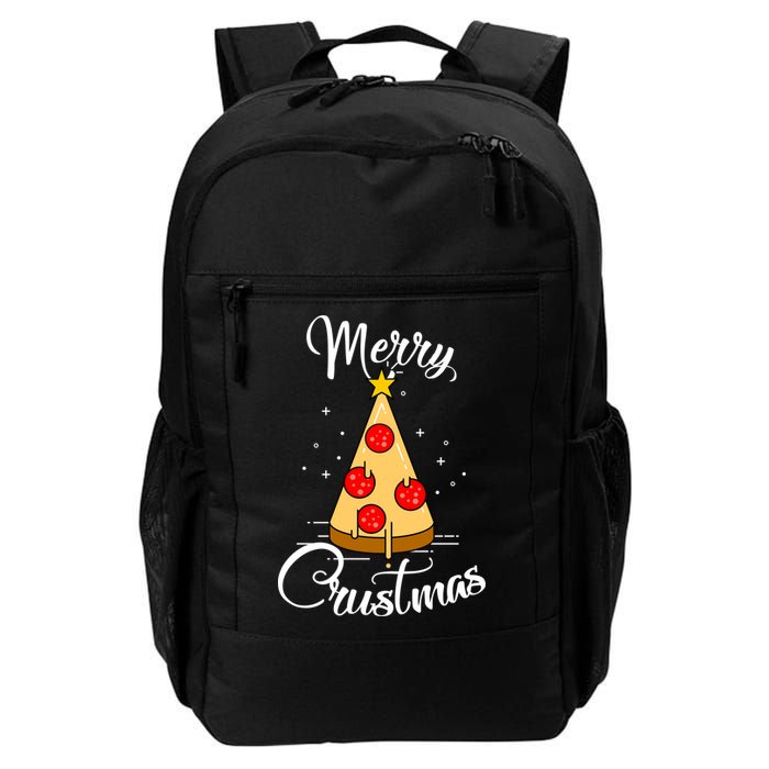 Merry Chrustmas Funny Christmas Pizza Backpack