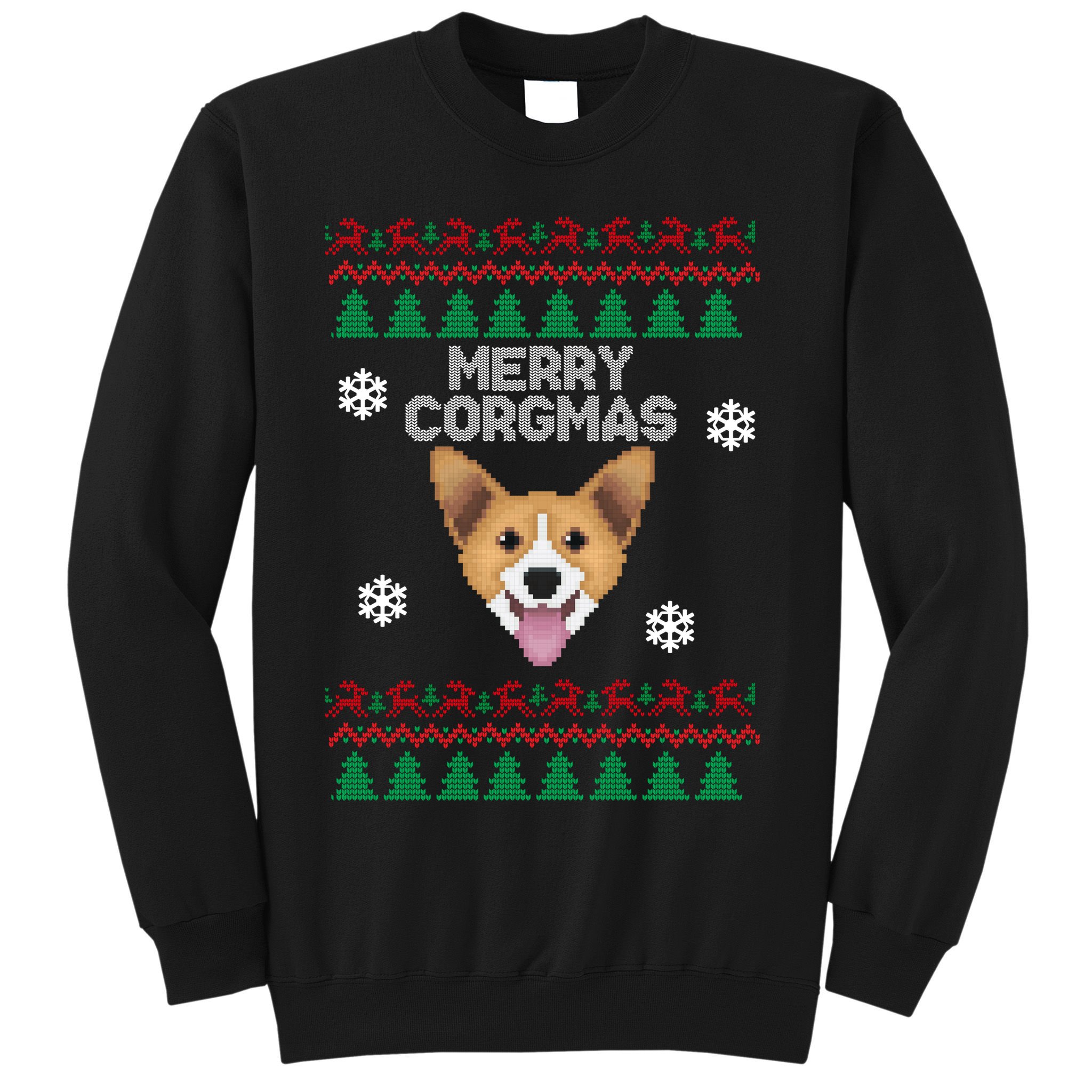 Merry Corgmas Ugly Christmas Sweatshirt