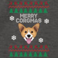 Merry Corgmas Ugly Christmas Vector Backpack