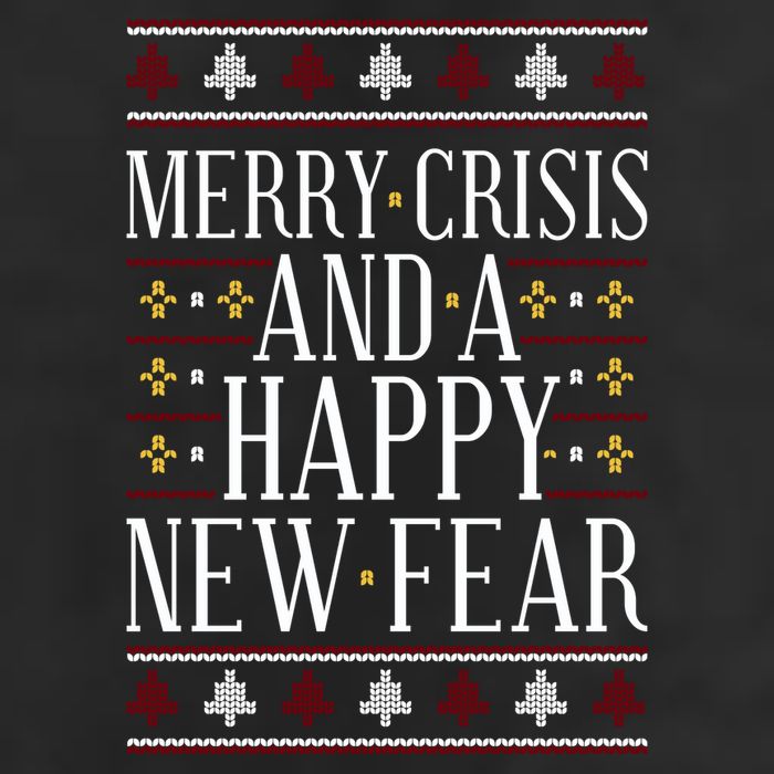 Merry Crisis Ugly Christmas Sweater Cool Comfort Performance Bucket Hat