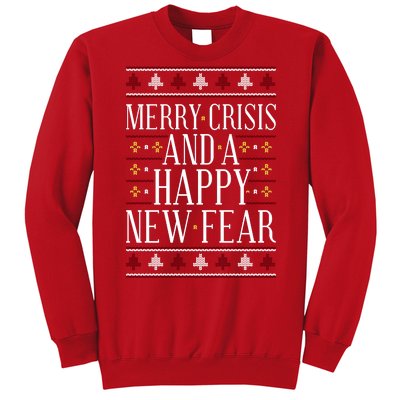 Merry Crisis Ugly Christmas Sweater Sweatshirt