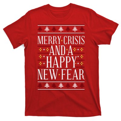 Merry Crisis Ugly Christmas Sweater T-Shirt