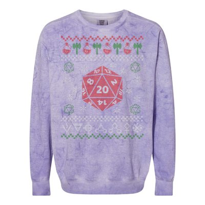 Merry Critmas Colorblast Crewneck Sweatshirt