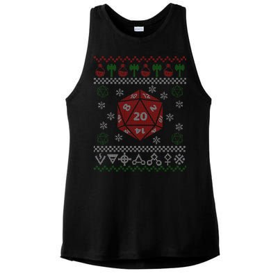 Merry Critmas Ladies PosiCharge Tri-Blend Wicking Tank