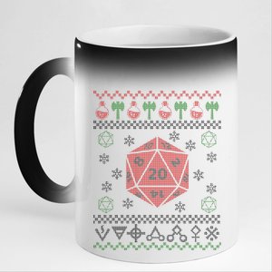 Merry Critmas 11oz Black Color Changing Mug