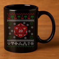 Merry Critmas 11oz C Handle Ceramic Mug