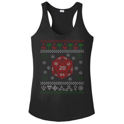 Merry Critmas Ladies PosiCharge Competitor Racerback Tank