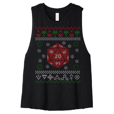 Merry Critmas Women's Racerback Cropped Tank