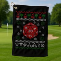 Merry Critmas Golf Towel