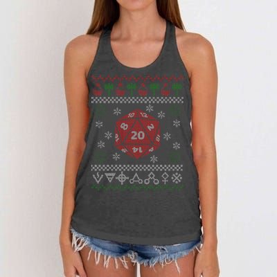 Merry Critmas Women's Knotted Racerback Tank