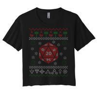 Merry Critmas Women's Crop Top Tee