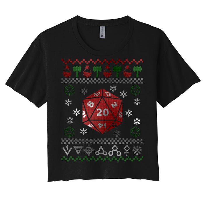 Merry Critmas Women's Crop Top Tee