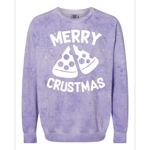 Merry Crustmas Colorblast Crewneck Sweatshirt