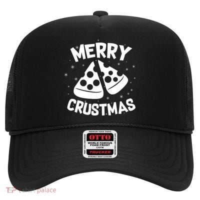 Merry Crustmas High Crown Mesh Back Trucker Hat