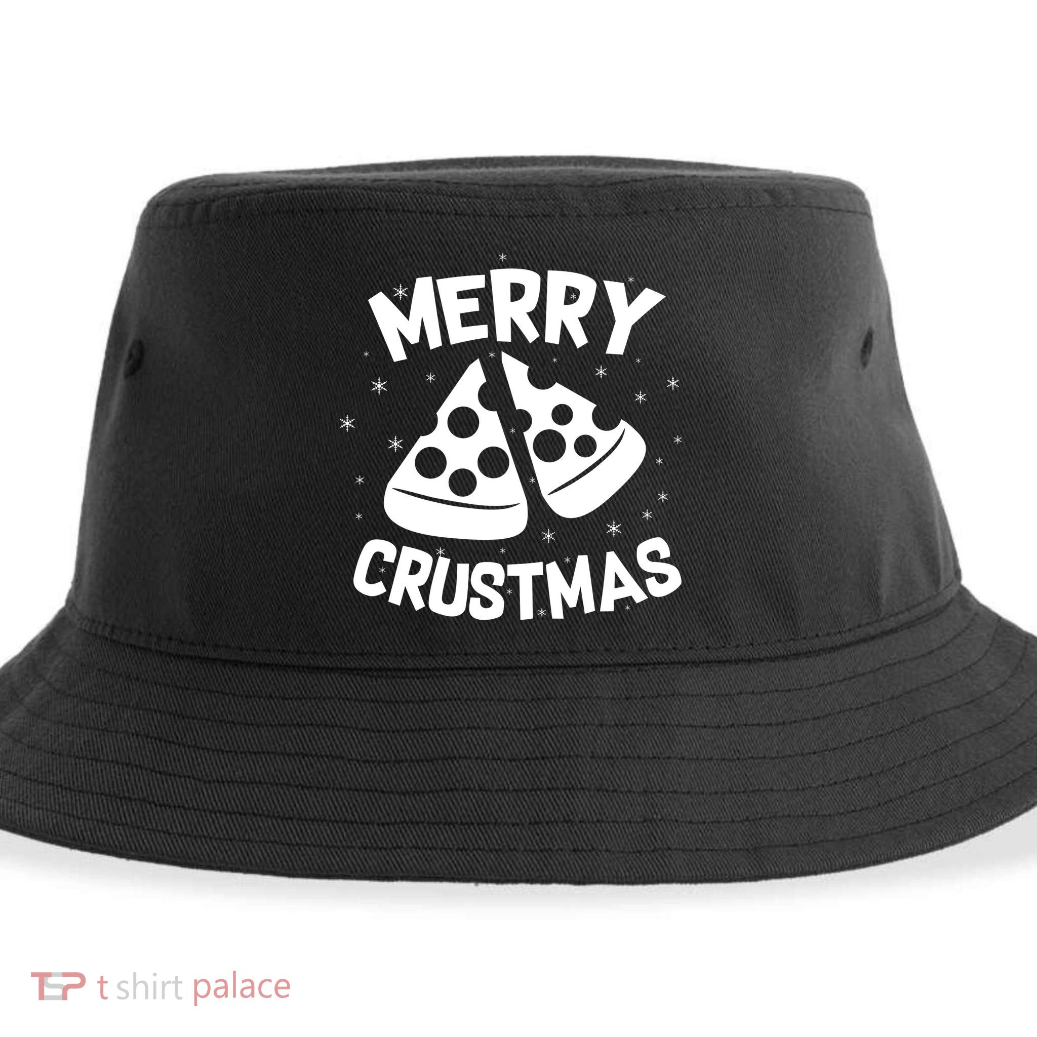 Merry Crustmas Sustainable Bucket Hat
