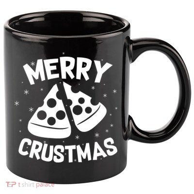 Merry Crustmas 11oz C Handle Ceramic Mug