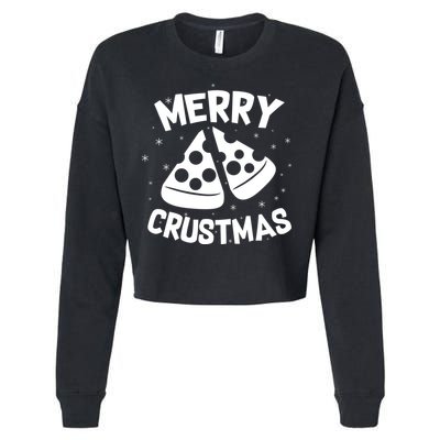 Merry Crustmas Cropped Pullover Crew