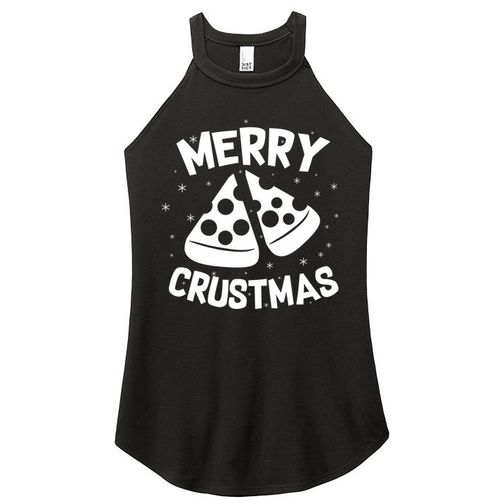 Merry Crustmas Women's Perfect Tri Rocker Tank