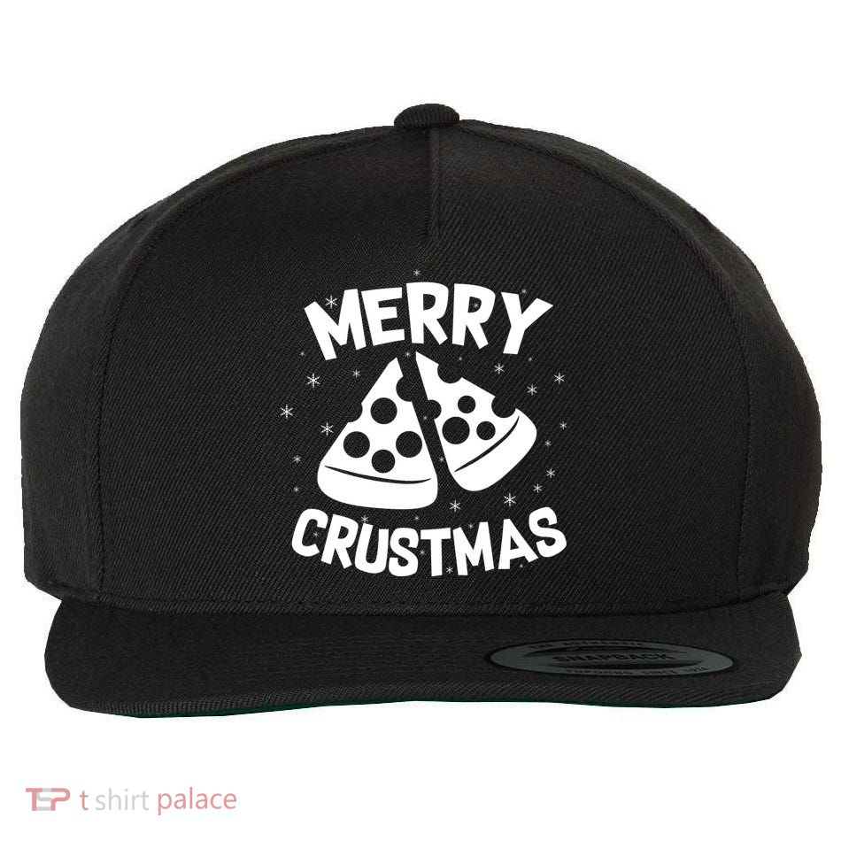 Merry Crustmas Wool Snapback Cap