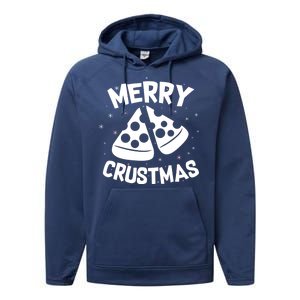 Merry Crustmas Performance Fleece Hoodie