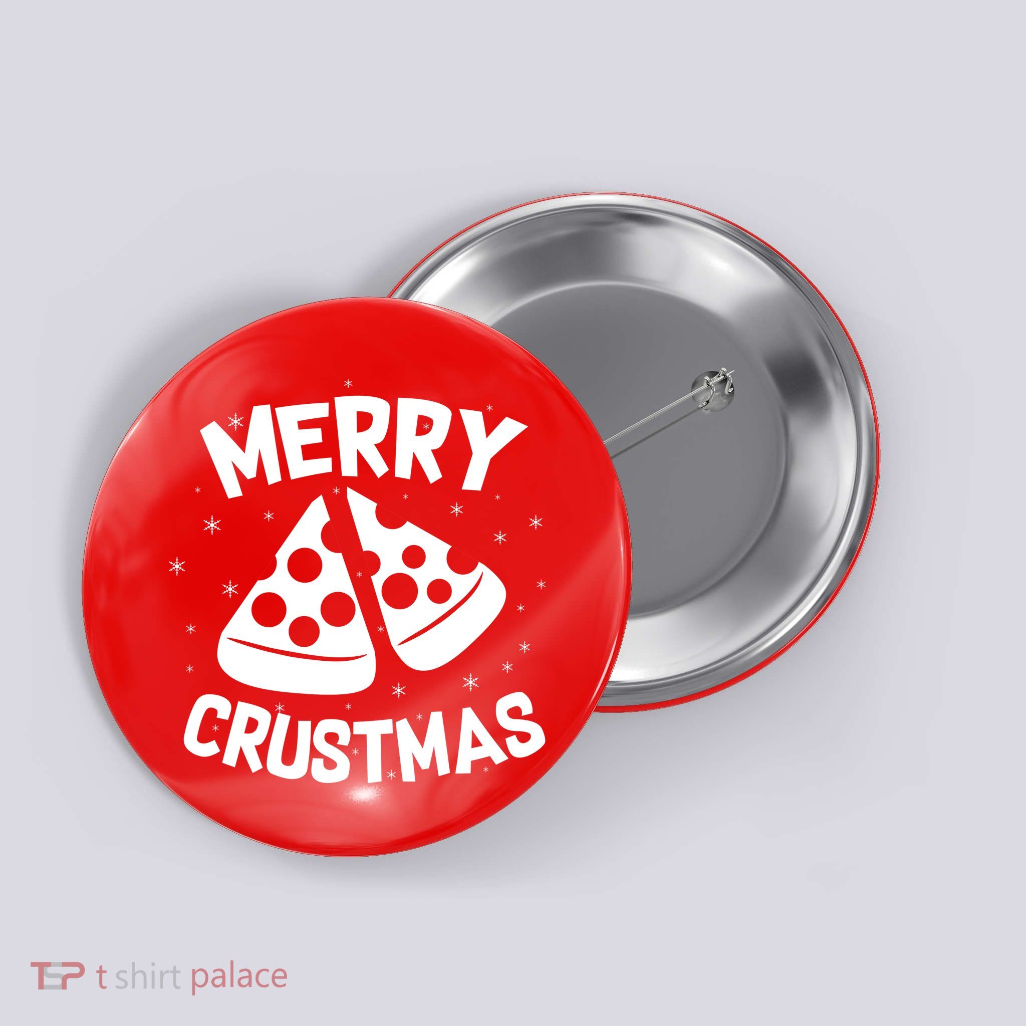 Merry Crustmas Button