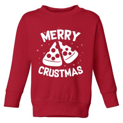Merry Crustmas Toddler Sweatshirt