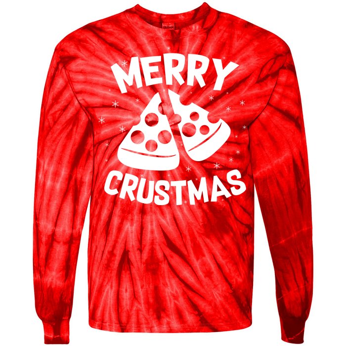 Merry Crustmas Tie-Dye Long Sleeve Shirt