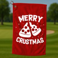 Merry Crustmas Golf Towel