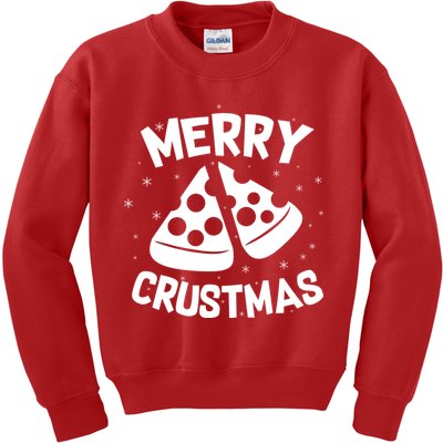 Merry Crustmas Kids Sweatshirt