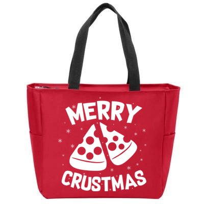 Merry Crustmas Zip Tote Bag